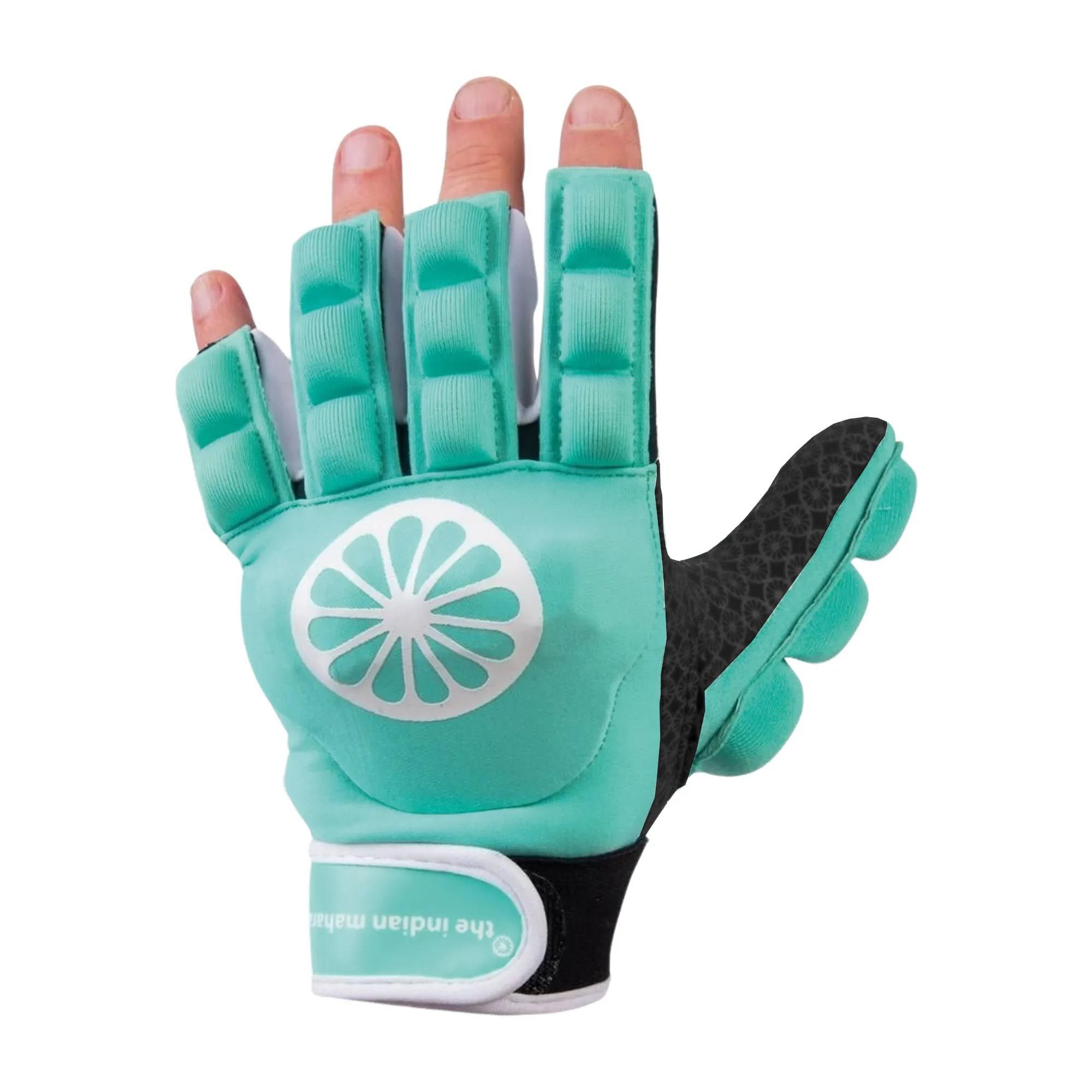 The Indian Maharadja Shell Foam Half Hockeyhandschuhe (linke Hand